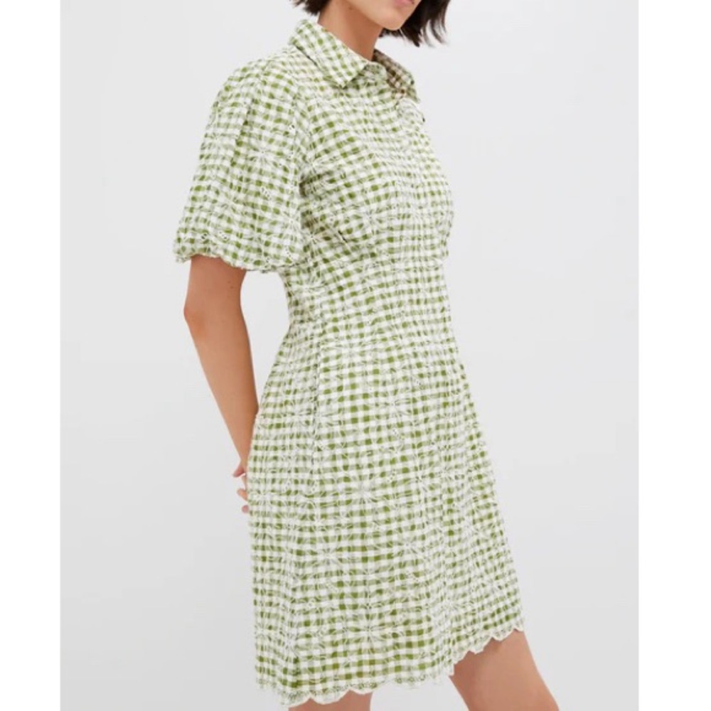 Tuckernuck Green and White Checkered Dress - Picture 3 of 11